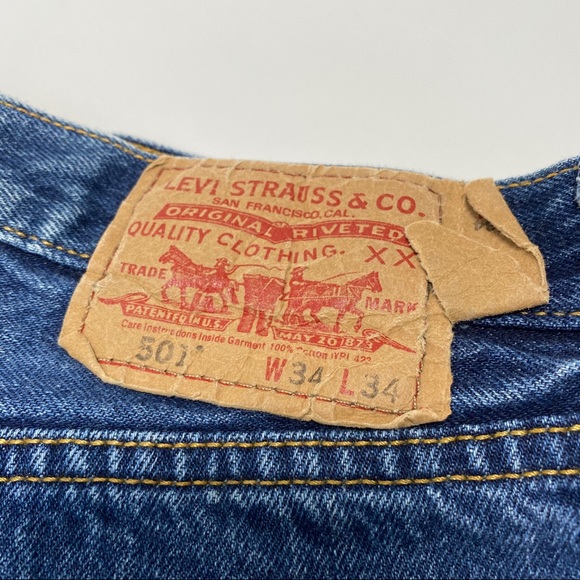 501 Levi’s 34 34 - Picture 2 of 7